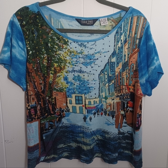 Take Two Tops - Y2K Chic City Tee